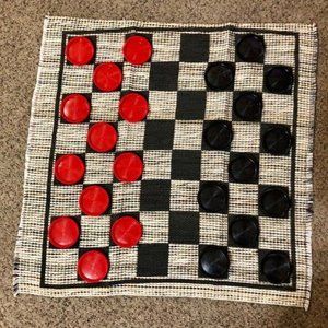 Giant Checkers and Tic Tac Toe Game